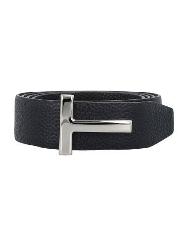 Tom Ford T Grainy Leather Belt - Tom Ford - Modalova