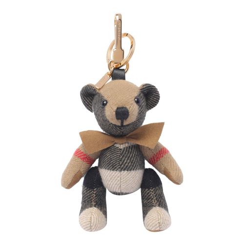 Thomas Bear Charm With Cashmere Bow Tie - Burberry - Modalova