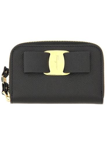 Ferragamo Vara Leather Pouch - Ferragamo - Modalova