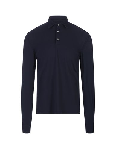 Night Long Sleeve Polo Shirt - Fedeli - Modalova