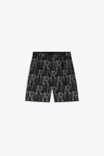 Embrodiered Initial Tailored Short Cotton Pleated Short With Monogram Embroidery - Embroidered Initial Tailored Short - REPRESENT - Modalova