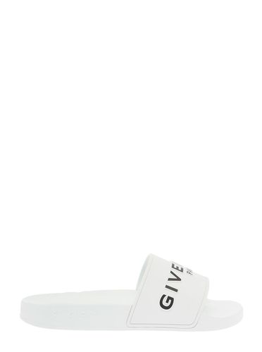 Womans Rubber Slide Sandals With Logo - Givenchy - Modalova