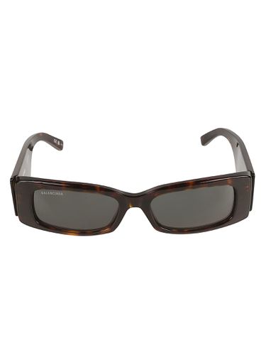 Flame Effect Rectangular Sunglasses - Balenciaga Eyewear - Modalova
