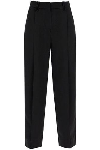 Ganni Lightweight Pants With Pleats - Ganni - Modalova