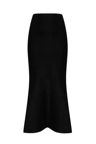 D. Exterior Long Flared Velvet Knit Skirt - D.Exterior - Modalova