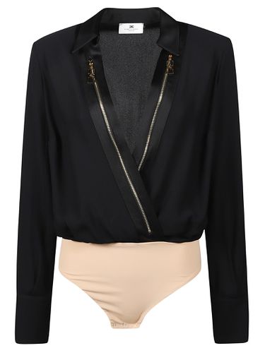 Long Sleeve Bodysuit Shirt - Elisabetta Franchi - Modalova