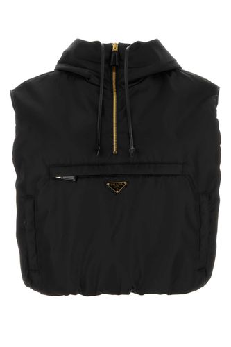 Prada Black Re-nylon Vest - Prada - Modalova