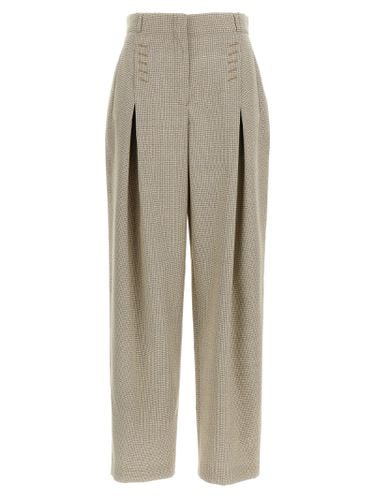 Fendi Micro Check Trousers - Fendi - Modalova