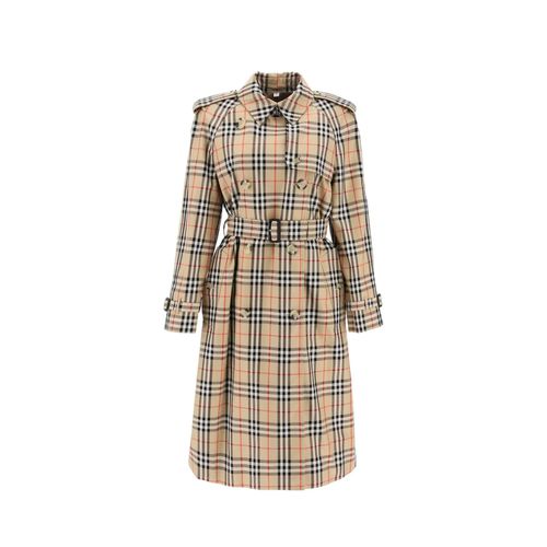 Burberry Checked Trench - Burberry - Modalova