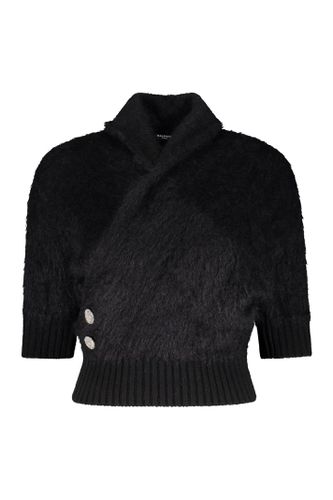Balmain Short Sleeve Sweater - Balmain - Modalova