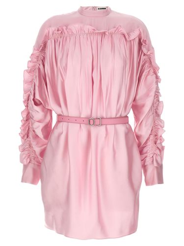 Jil Sander Pink Viscose Dress - Jil Sander - Modalova