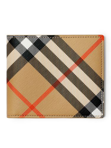 Burberry Check Book Wallet - Burberry - Modalova