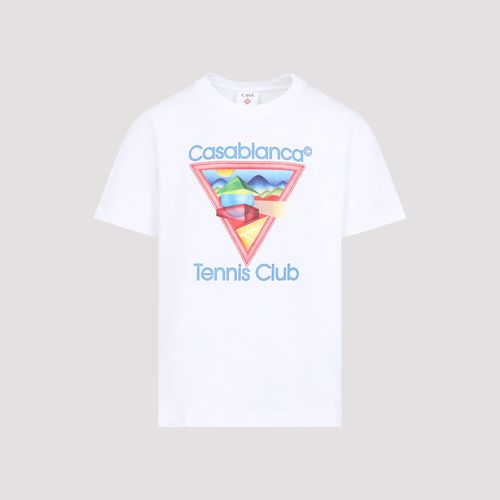 Casablanca Tennis Club Icon T-shirt - Casablanca - Modalova