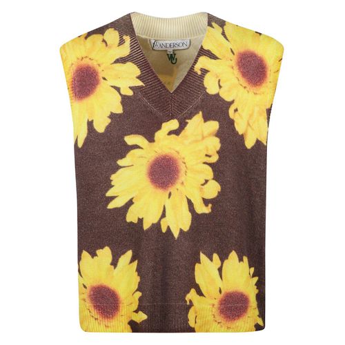 J. W. Anderson Knitted Printed Vest - J.W. Anderson - Modalova