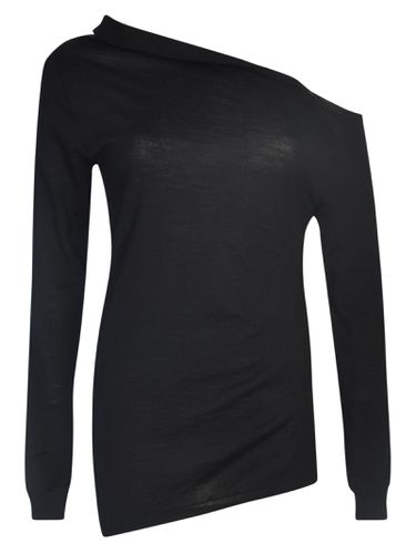 Single-shoulder Asymmetric Plain Sweater - Alberta Ferretti - Modalova