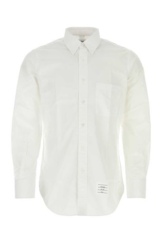 Thom Browne White Popeline Shirt - Thom Browne - Modalova