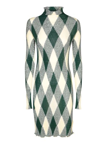 Burberry Argyle Motif Dress - Burberry - Modalova