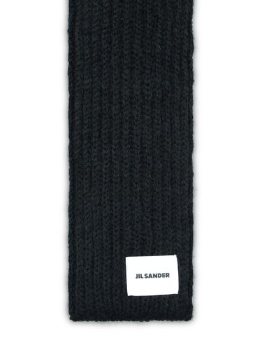 Jil Sander Black Wool Blend Scarf - Jil Sander - Modalova