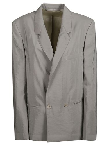 Double-breasted Long-sleeved Crinkled Blazer - Lemaire - Modalova