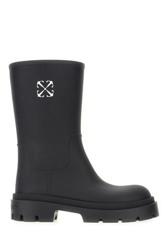 Off-White Black Pvc Boots - Off-White - Modalova