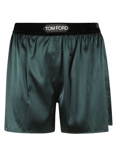 Tom Ford Elastic Logo Waist Shorts - Tom Ford - Modalova