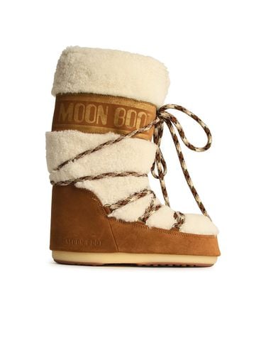 Moon Boot icon In Beige Shearling - Moon Boot - Modalova