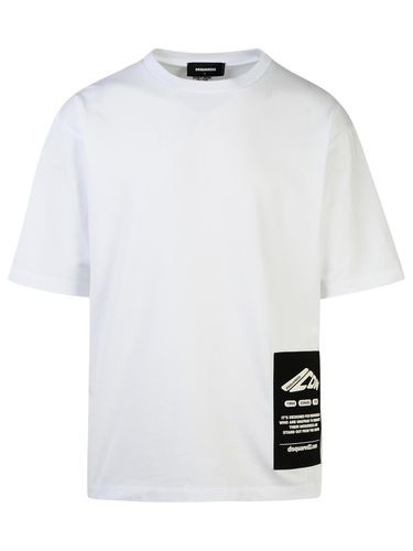 Dsquared2 White Cotton T-shirt - Dsquared2 - Modalova