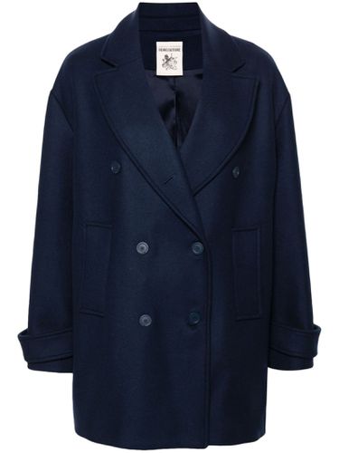 SEMICOUTURE Plain Cloth Caban Coat - SEMICOUTURE - Modalova