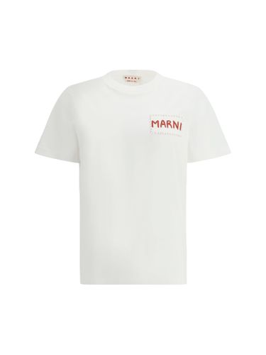 Marni T-shirt With Patch - Marni - Modalova