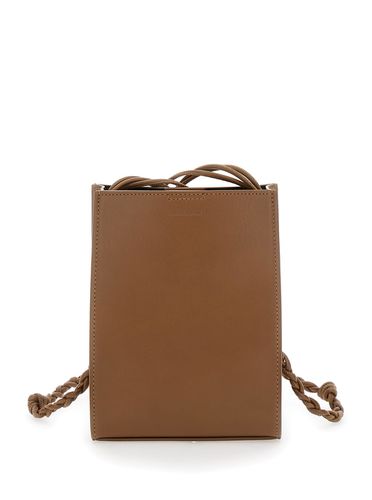 S Tangle Crossbody Bag With Embossed Logo In Leather Man - Jil Sander - Modalova