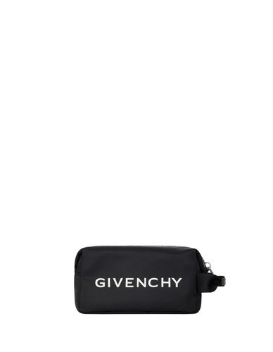 G-zip Toilet Pouch In Black Nylon - Givenchy - Modalova