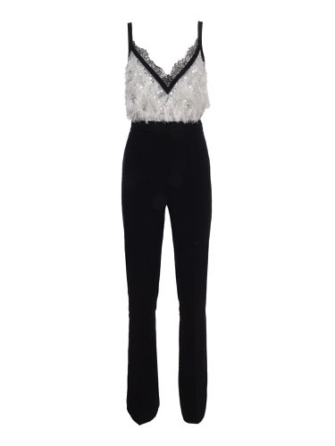 Elegant Strapless Long Jumpsuit - Elisabetta Franchi - Modalova