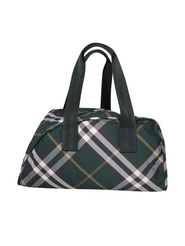 Shield Duffle Check Green Bag - Burberry - Modalova