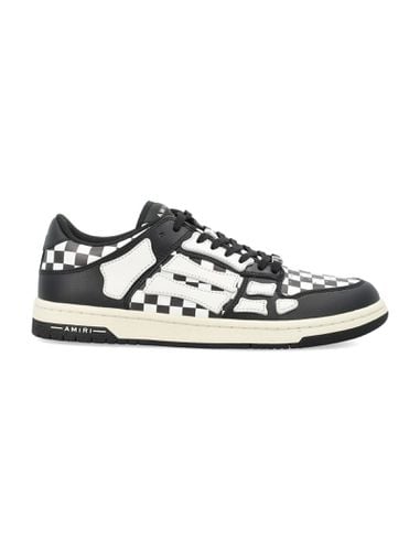 Checkered Skel Top Low Sneakers - AMIRI - Modalova