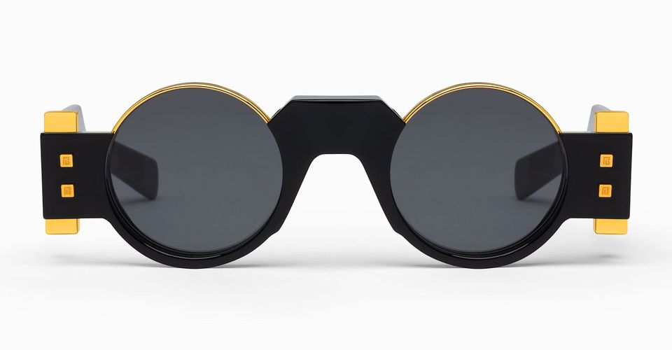 Olivier-ii - / 18k Gold Sunglasses - Balmain - Modalova