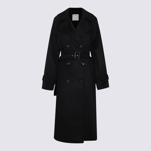 SportMax Black Wool Coat - SportMax - Modalova