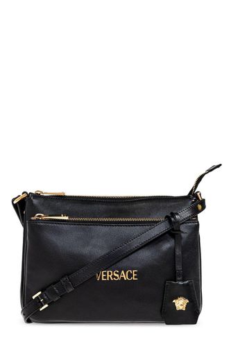 Logo-lettering Zipped Shoulder Bag - Versace - Modalova