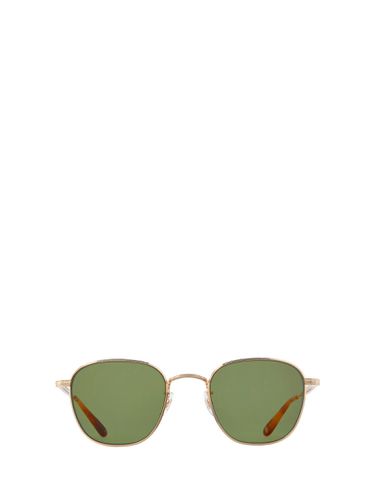 World Sun Gold-/-flat Green Sunglasses - Garrett Leight - Modalova