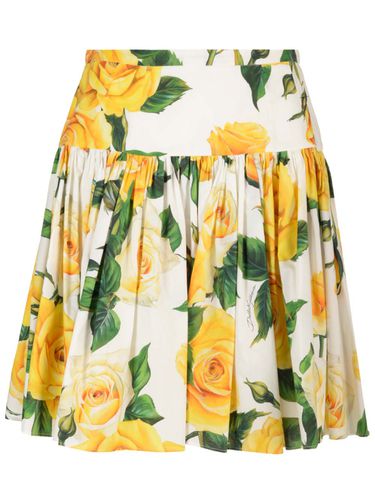 Dolce & Gabbana Roses Mini Skirt - Dolce & Gabbana - Modalova