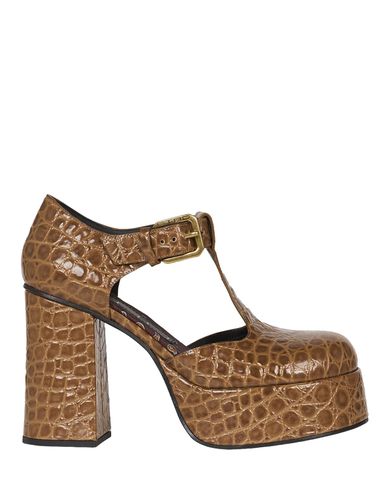 Light Printed Leather Mary Jane Platform Sandals - Etro - Modalova