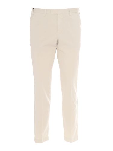 Trousers - Master, Flat Front, Diagonal Pockets, Flap Back Pockets, Finished - PT Torino - Modalova