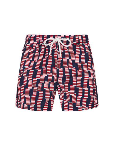 Swim Shorts With Windsock Pattern - Kiton - Modalova