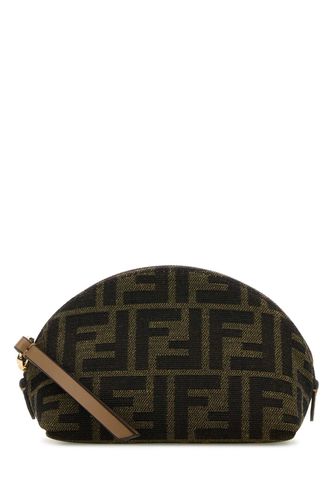 Embroidered Jacquard Beauty Case - Fendi - Modalova