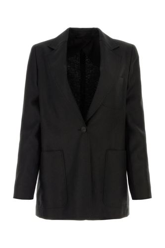 Max Mara Black Linen Boemia Blazer - Max Mara - Modalova