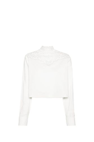 Poplin Crop Shirt - Philosophy di Lorenzo Serafini - Modalova