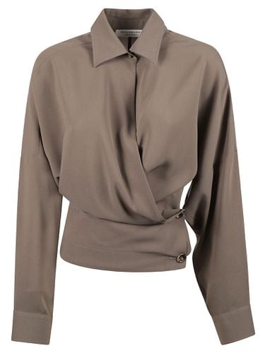 Wrap Hem Plain Shirt - Philosophy di Lorenzo Serafini - Modalova