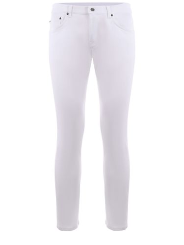 Dondup White Mius Slim Fit Jeans - Dondup - Modalova
