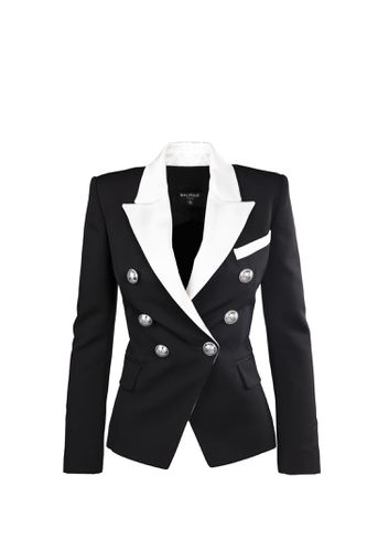 Balmain Wool Jacket - Balmain - Modalova