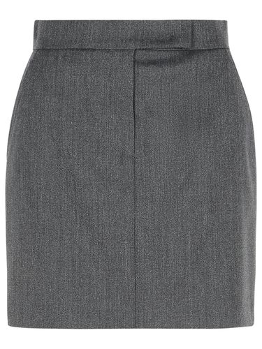 Sondalo Dark Virgin Wool Miniskirt - Max Mara - Modalova