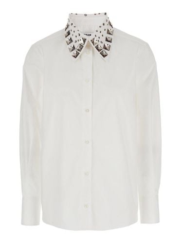 MSGM Long Sleeved Embellished Shirt - MSGM - Modalova